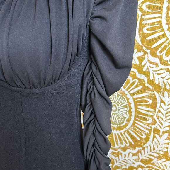 NWT NBD Carlota Corset Bodice Off Shoulder Cutout Back Mini Dress in Black sz S - Picture 7 of 12